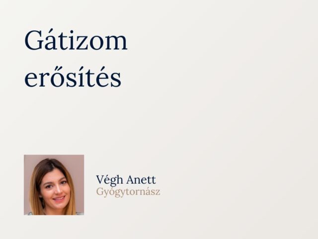 Gátizom torna